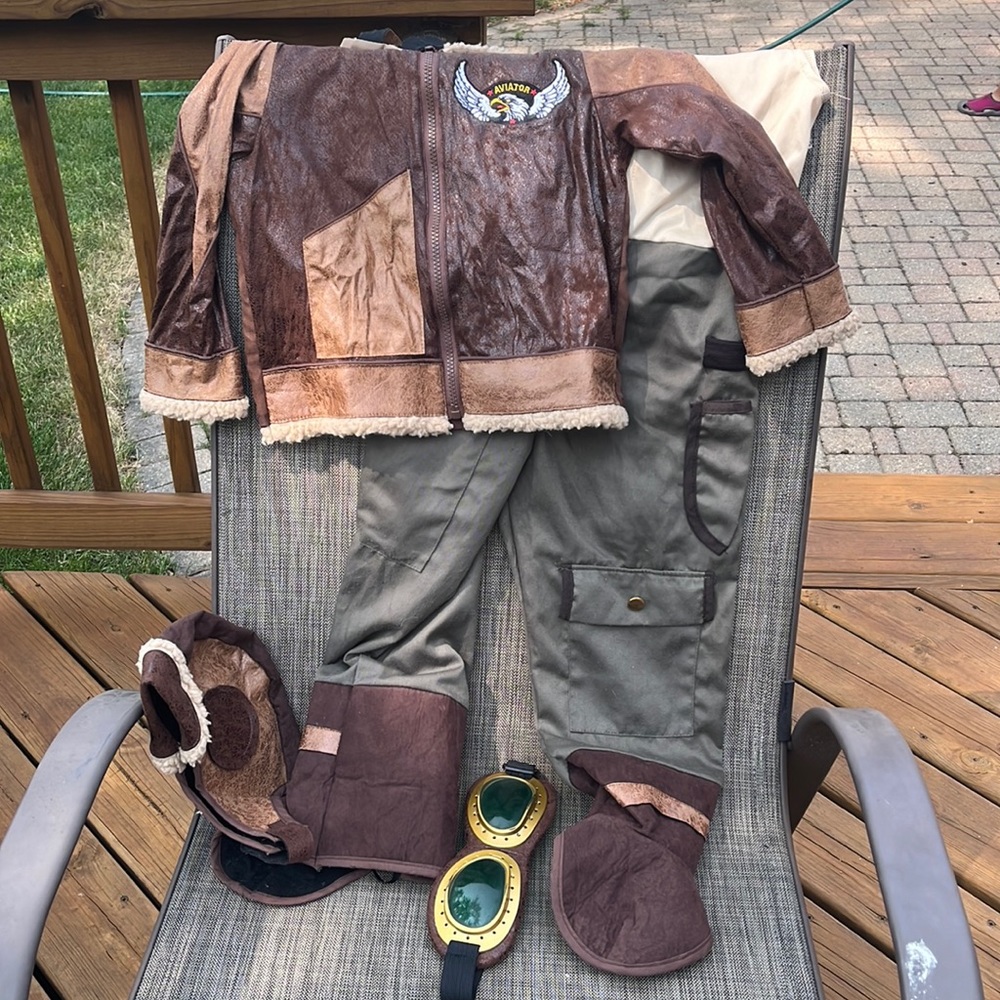 Aviator costume 4 pieces